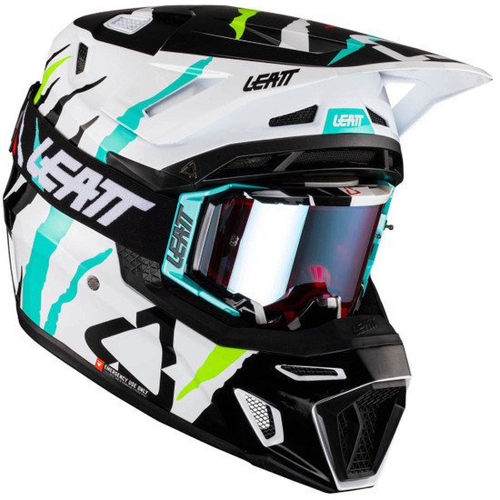 МОТОШОЛОМ ЕНДУРО LEATT MOTO 8.5 V23 - TIGER (+ОКУЛЯРИ VELOCITY 5.5)