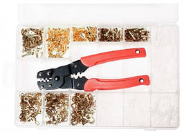 Комплект автомобільних клем неізольованих + обтиск 2028 JTC