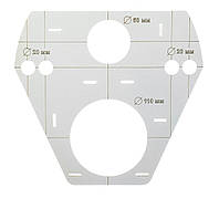 Шаблон Nova для сверления отверстий под инсталляцию унитаза