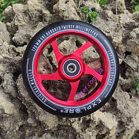 Колесо для трюковых самокатов eXplore 120mm Black and Red