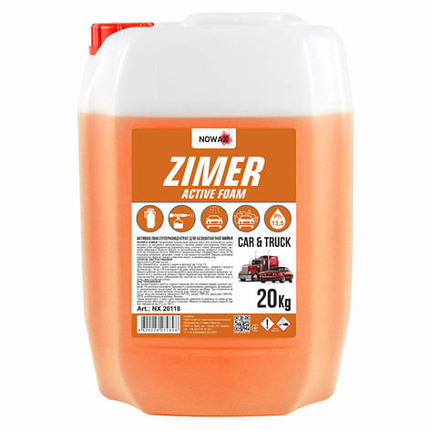 Активна піна Nowax Zimer Active Foam суперконцентрат для безконтактної мийки, 20кг, фото 1