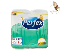 Perfex Туалетная бумага Pure White 2-слойная 4 шт