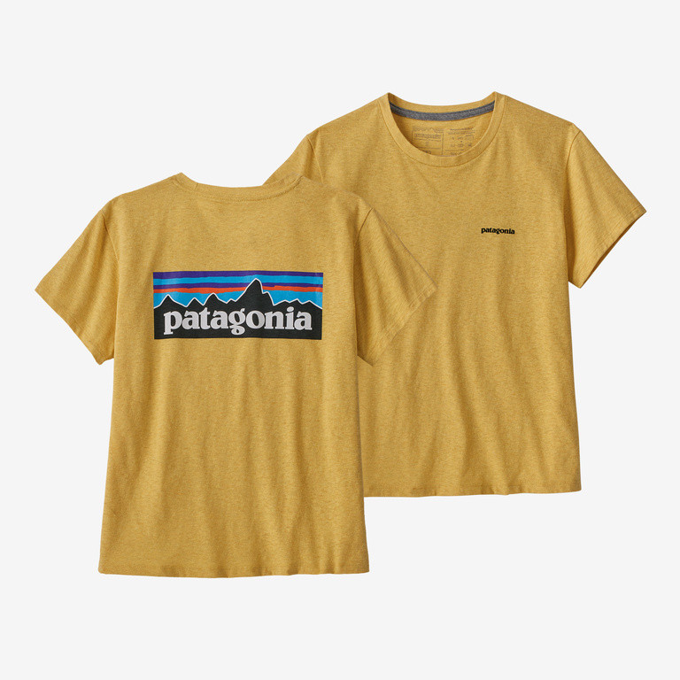 Футболка Patagonia P-6 Logo Responsibili-Tee білий