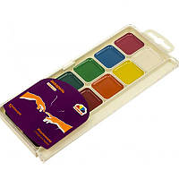 Акварельні фарби Гамма "Творчість" №400102, без пензлика, 12 кольорів