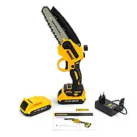 Аккумуляторная мини-пила DeWalt DCM160N [36V 4Ah/1 шина и 2 цепи/2 аккумулятора]