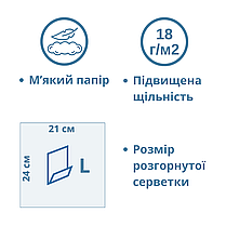 Диспенсерні серветки Comfort 3 додавання Серветки для настільних диспенсерів Серветки 250 шт Серветки для кафе, фото 4