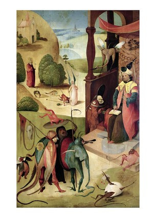 Листівка Hieronymus Bosch - St.James and the Magician, фото 1