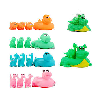 Іграшка 4FUN Game Club Набір пискавок 4шт Динозаври 166 А1/2/3/5/6