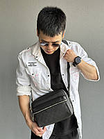 Мужская стильная сумка через плечо Louis Vuitton | Качественный мужской мессенджер планшетка Луи Виттон
