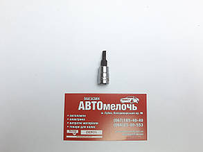 Біта 6-ти гранна в голівці під 1/4" SL 4 Toptul