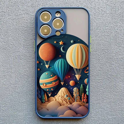 Чохол кейс для Apple iPhone 11 Alitek Повітряні кулі Blue, фото 1