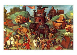 Листівка Hieronymus Bosch - War Elephant
