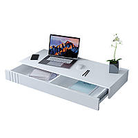 Компьютерный стол навесной DiPortes Кс-11 Портленд белый глянец (100 17 42) UP, код: 7992522