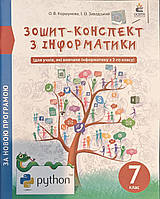 7 клас зошит-конспект з інформатики. Коршунова, Завадський.