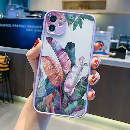 Чохол для Apple iPhone 11 Alitek Бананові Листя Purple, фото 1