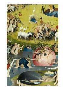 Листівка Hieronymus Bosch - The Garden of Earthly Delights (detail), 1490-1500