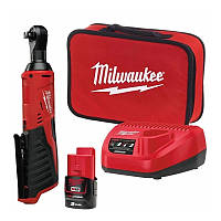 Тріскачка акумуляторна безщіткова 1/4" (40 Нм) MILWAUKEE M12 IR-201B (4933441725)