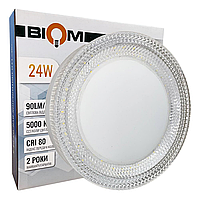 LED светильник накладной Biom 24W 5000К BYR-03-24-5 круглый