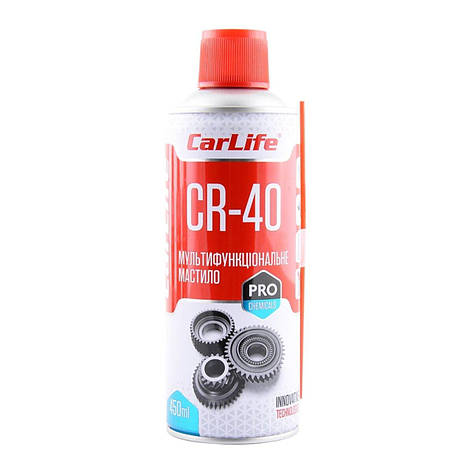 Змазка багатофункціональна CarLife CR-40 Multifunctional Lubricant, 450мл, фото 1