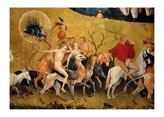 Листівка Hieronymus Bosch - The Garden of Lusts