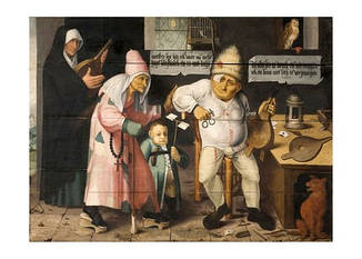 Листівка Hieronymus Bosch - The Bellows Repairer