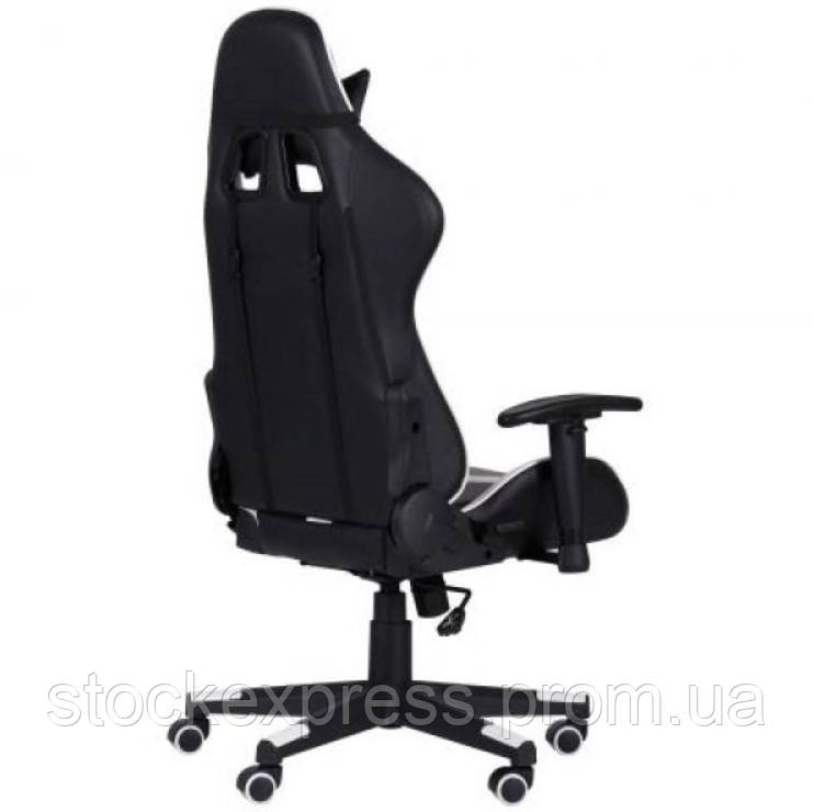 Геймерское кресло AMF VR Racer Dexter Laser черный белый SE, код: 8230530 - фото 4 - id-p2169194730