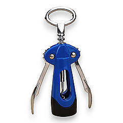 Штопор гвинтовий Метелик 17 см синій