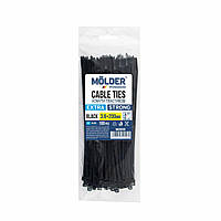 Хомуты Molder пластиковые черные 3.6x200, 100шт