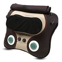 Массажная подушка Massage Pillow Роликовый массажер для спины и шеи (3_04649)