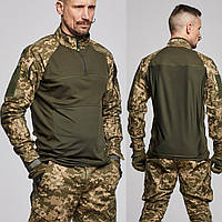 Боевая рубашка армейская тактическая убакс пиксель для зсу рипстоп, Боевая рубашка огнеупорная