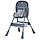 Дитячий стільчик для годування M 5722, колеса, стопор, кошик для іграшок, сірий, фото 6