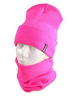Вязаная шапка с Buff снуд КАНТА женский взрослый Розовый (OC-072) UP, код: 2236448