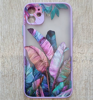 Чохол для Apple iPhone 11 Alitek Бананові Листя Purple, фото 3
