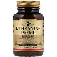 Теанин Solgar L-Theanine Free Form 150 mg 60 Veg Caps VA, код: 7519139