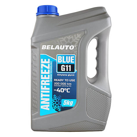 Антифриз синій BELAUTO ANTIFREEZEE G11 BLUE 5кг, фото 1