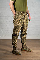Штаны армейские пиксель рип-стоп вафелька военные брюки тактические мужские летние камуфляжные пиксельные
