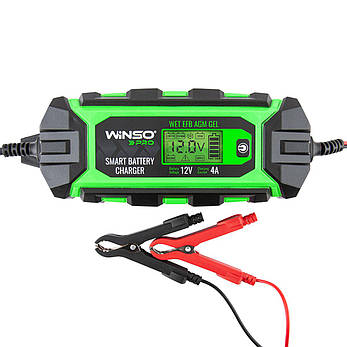Зарядний пристрій АКБ Winso Pro 12V, 4A LCD, фото 1