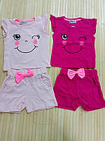 Дитячий літній костюм ГЛАЗКИ для дівчинки 1-4 роки, колір уточнюйте під час замовлення