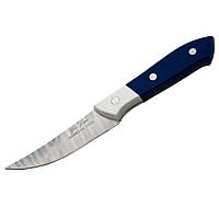 Нож кухонный №М-120 пластик. ручка 6" сине-белый