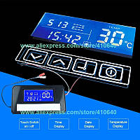 Смарт экран К3014 для зеркала, часы, температура, управление подсветкой