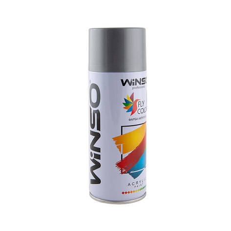 Фарба акрилова Winso Spray 450мл срібно-сірий (SILVER GREY/RAL9022), фото 3