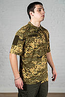 Поло піксель армійське тактичне coolmax чоловіча для зсу формена футболка статутна піксельна мілітарі всу
