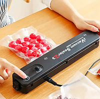 Вакуумний пакувальник для кухні Вакууматор побутовий vacuum sealer Продуктовий вакуумний пакувальник для дому