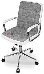 Крісло офісне Homart OC-217 сірий з білим (9748)