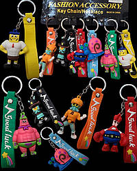 Брелки Губка Боб персонажі