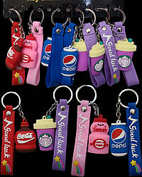 Брелоки гумові Напої