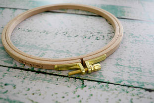 П'яльці дерев'яні Nurge висота 8мм діаметр 160мм