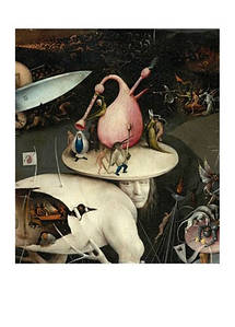 Листівка Hieronymus Bosch - The Garden of Earthly Delights (detail), 1490-1500
