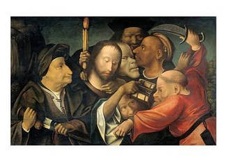 Листівка Hieronymus Bosch - The Arrest of Christ, c. 1530-50