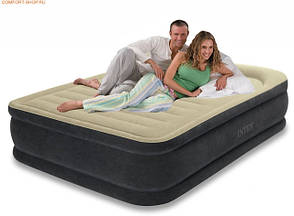 Intex 64408 - надувна ліжко Premium Comfort-Plush 152х2013х46см, фото 3